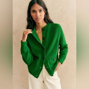 Sezane green XXL sweater